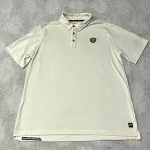686 Polo Shirt Everywhere Grateful Dead Stealie Technical Mens Large